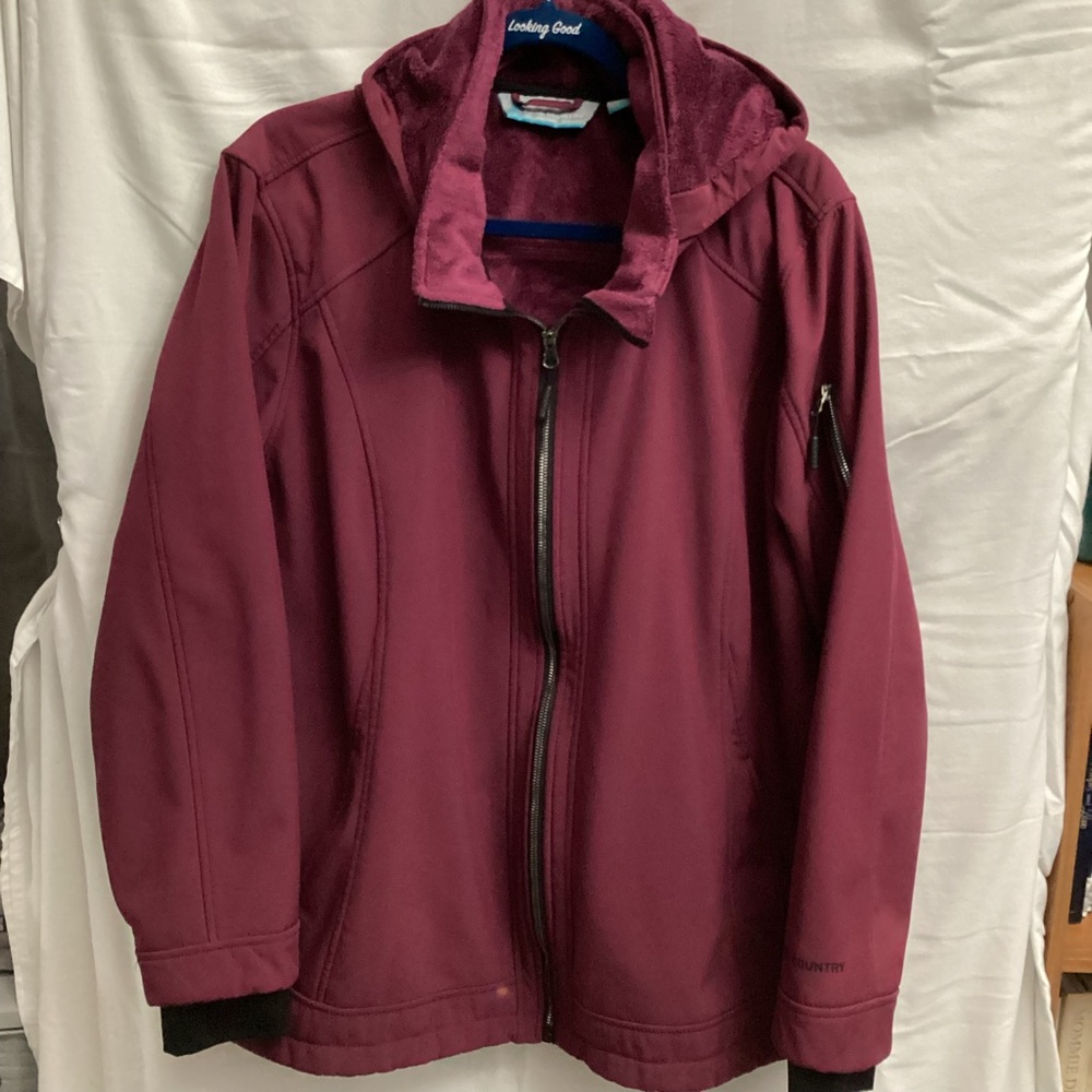 Free Country Faux Fur Lined Jacket Plus Size
